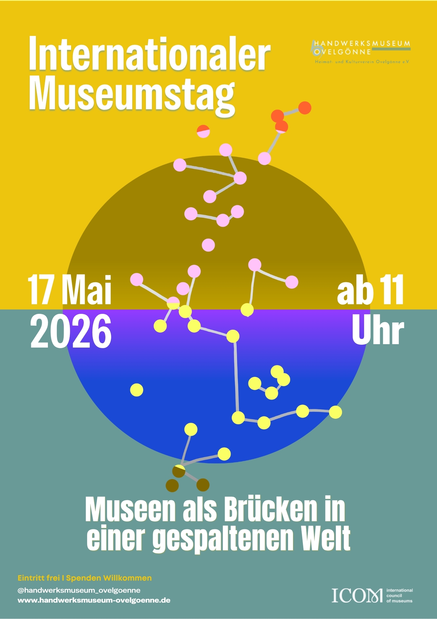 Plakat zum Internationalen Museumstag 2026 im Handwerksmuseum Ovelgönne